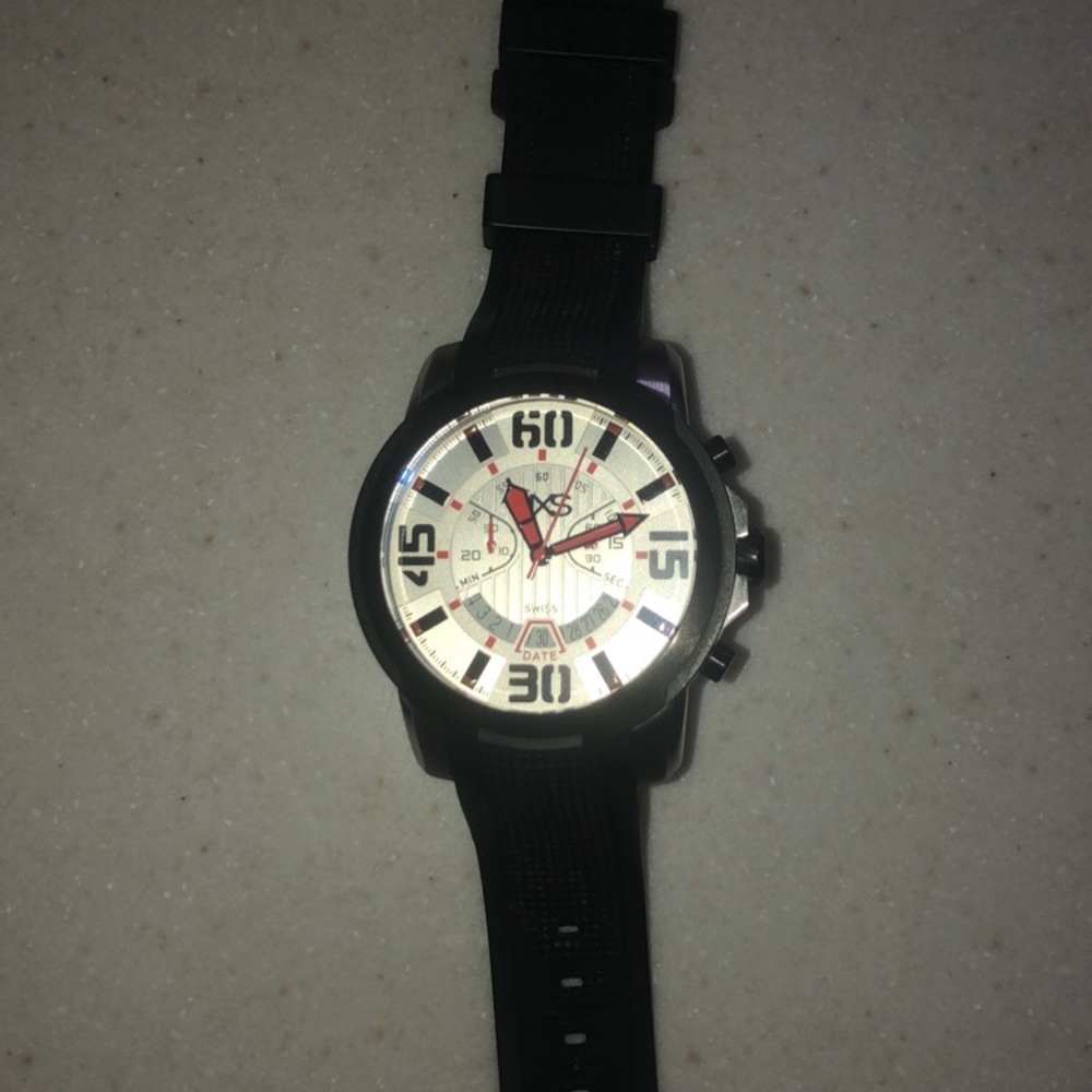 Red/silver NXS watch model 14090